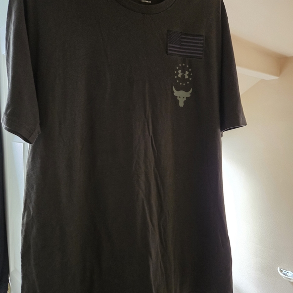 Under Armour Other - Under Armour Project Rock Men's Short Sleeve Tee - Olive Green